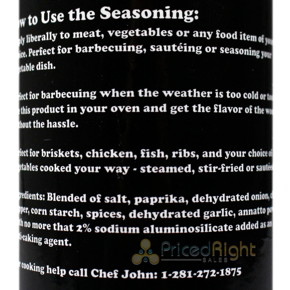 John Henry's Old Stockyard Steak Seasoning Beef Garlic Mild Heat 10.5 Oz Bottle