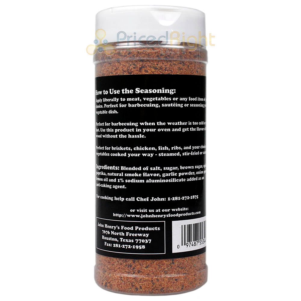 John Henry's Apple Jerk Chicken Rub Seasoning Ribs Veggies 11 Oz Bottle