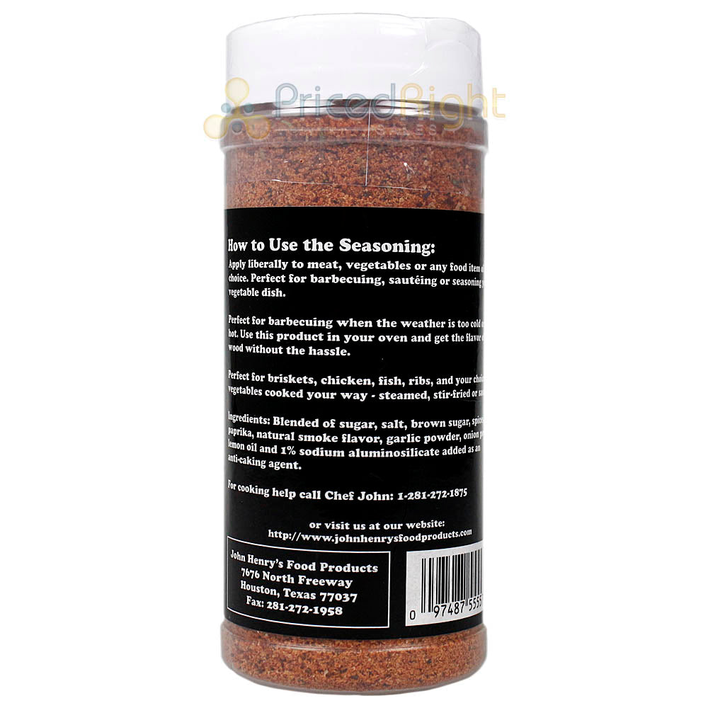 John Henry's Caribbean Sun Seasoning Cayenne Pepper Herb Fruit Rub 11 Oz Bottle