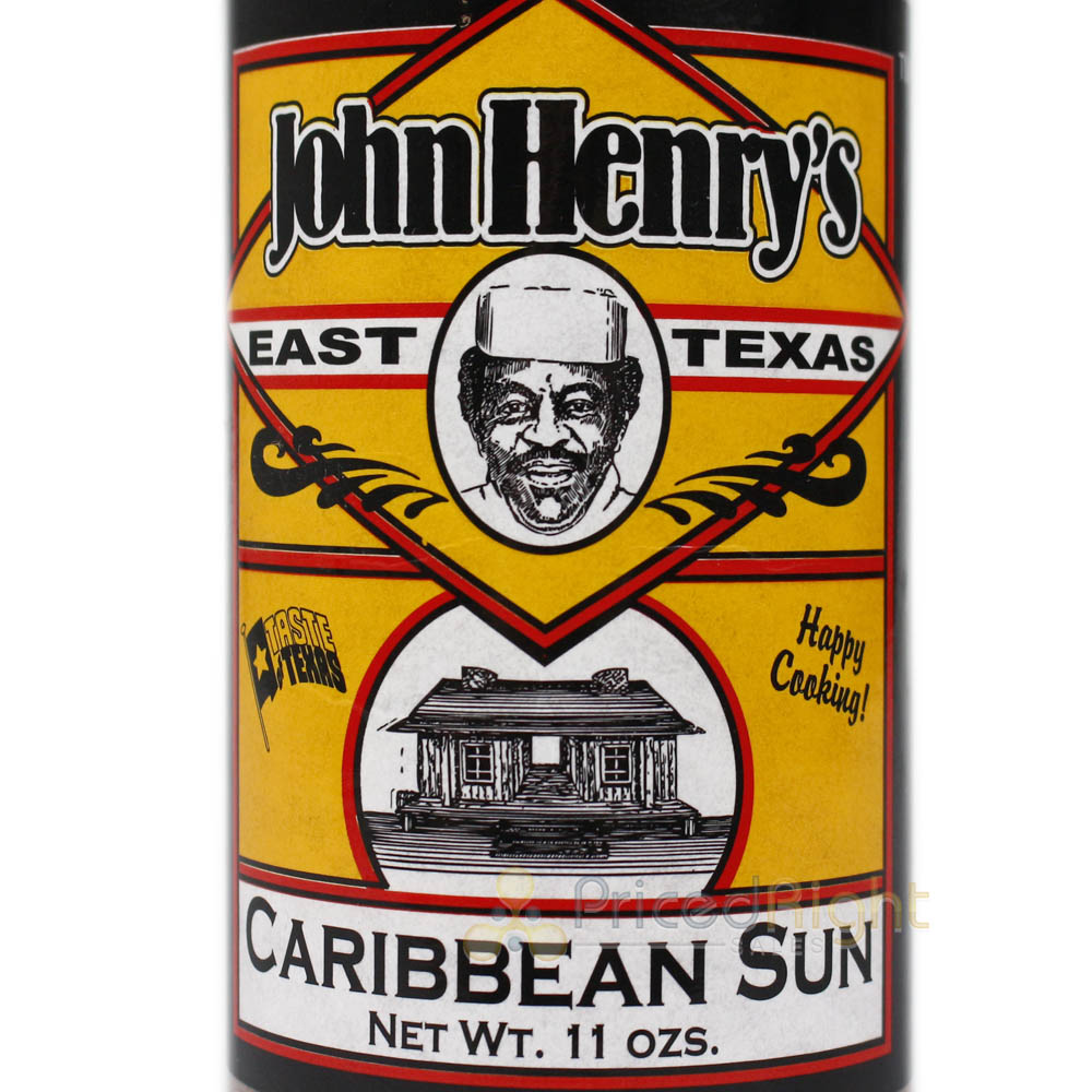 John Henry's Caribbean Sun Seasoning Cayenne Pepper Herb Fruit Rub 11 Oz Bottle