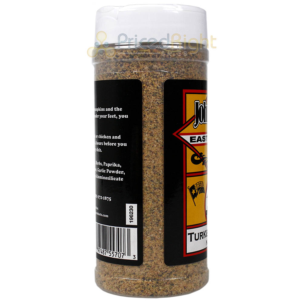 John Henry's Turkey Seasoning Herbs Garlic Lemon All Purpose Rub 12 oz Bottle