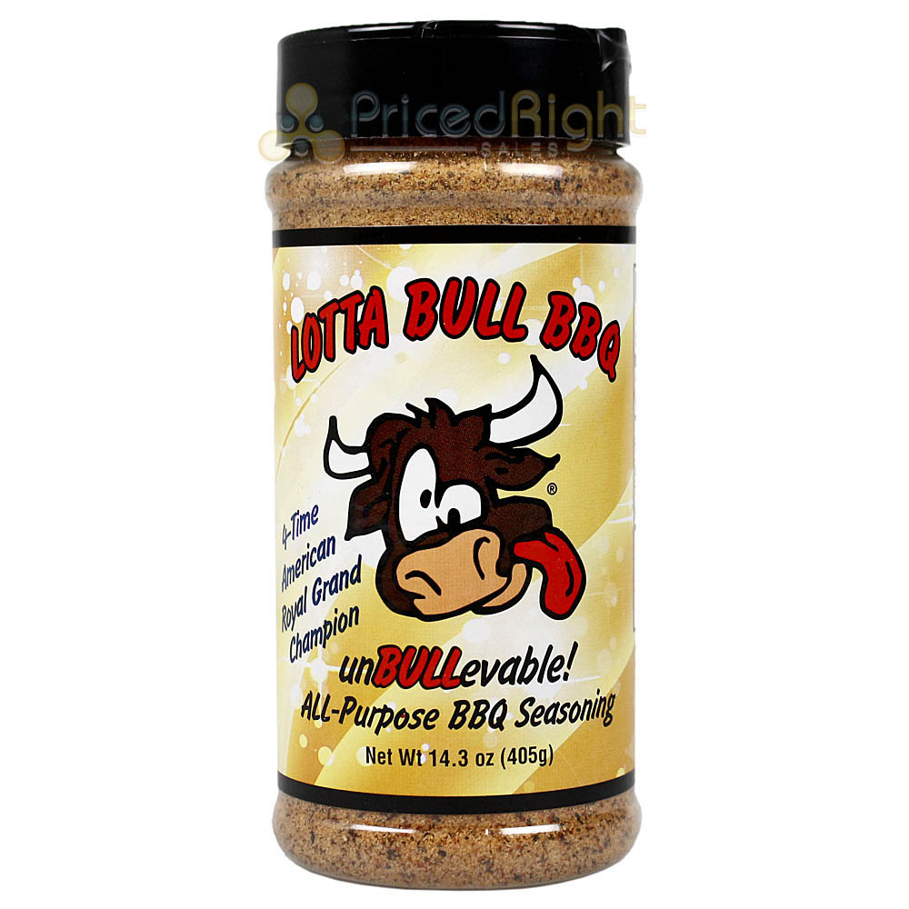 Lotta Bull 2 Pack Combo UnBULLevable BBQ Seasoning & Original BBQ Sauce Bottles