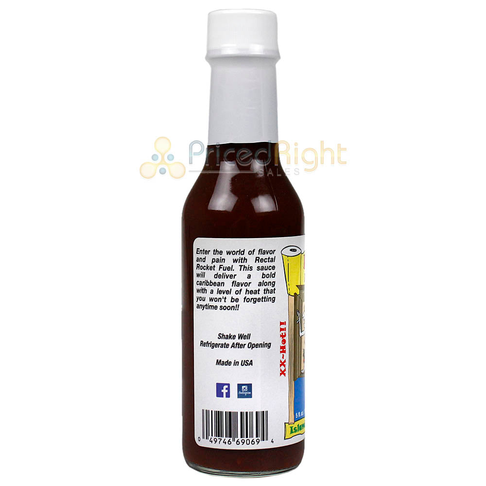 Sauce Crafters Rectal Rocket Fuel Island Jerk Hot Sauce 5 Oz Bottle