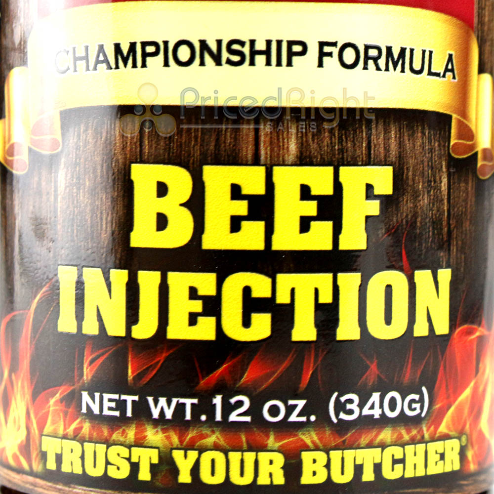 Butcher BBQ Liquid Beef Brisket Injection 12 oz. Bottle Gluten and MSG Free