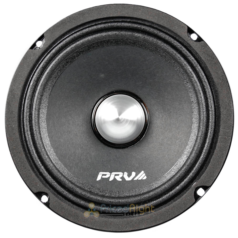 PRV 6.5" Mid Range Bullet Speakers Shallow 500W Max 4 Ohm 6MR250B-4 Slim 2 Pack