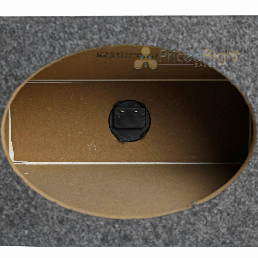 6x9" Speaker Box Enclosure 4 Four Hole High Quality MDF and Carpet Construction