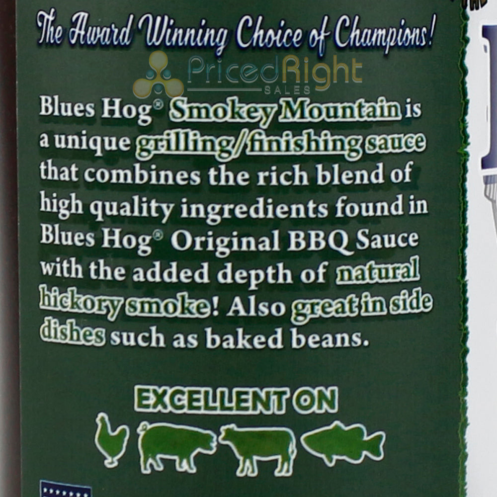 Blues Hog Champions' Blend 25 Oz and Smokey Mountain 24 Oz BBQ Sauce 2 Pack