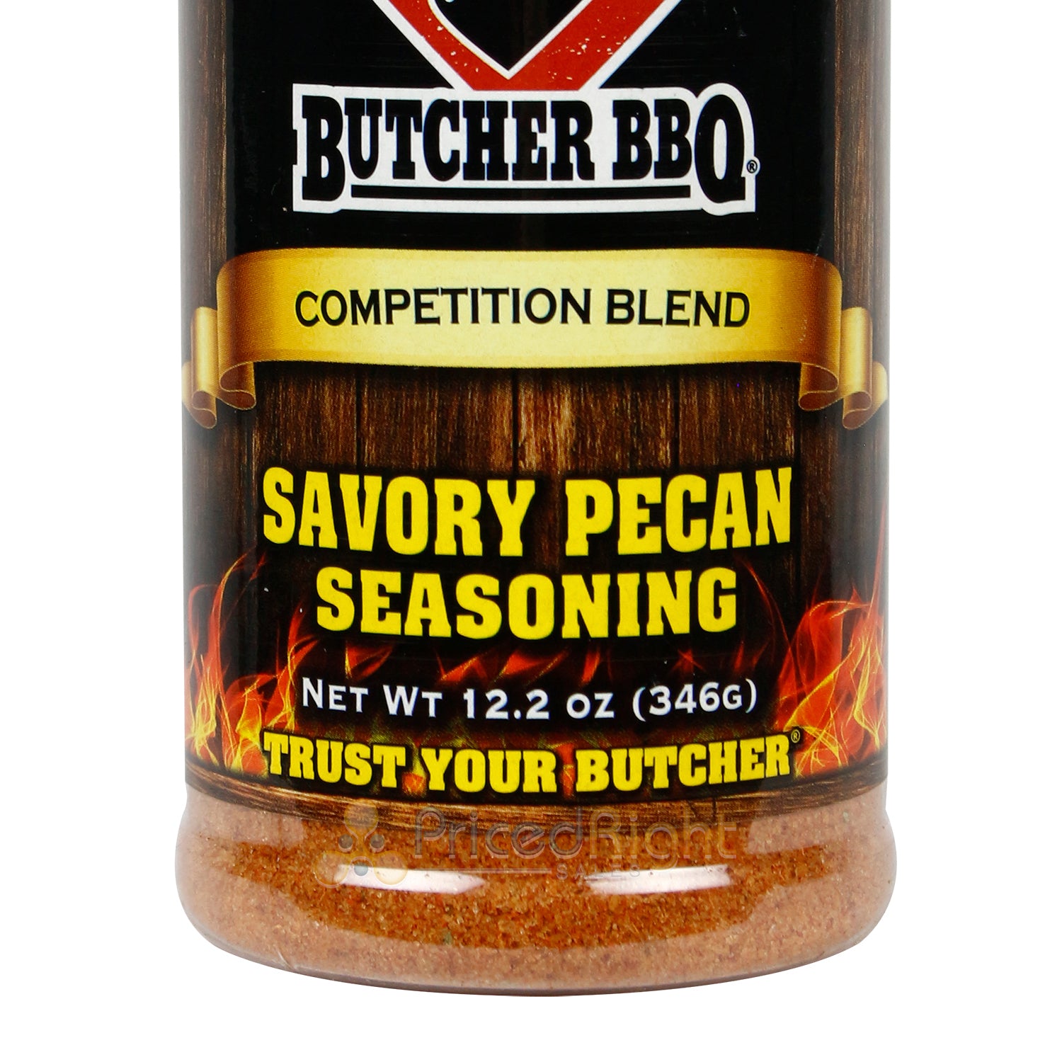 Butcher BBQ Savory Pecan Signature Blend 12.2 Oz BBQ Rub Seasoning Gluten Free