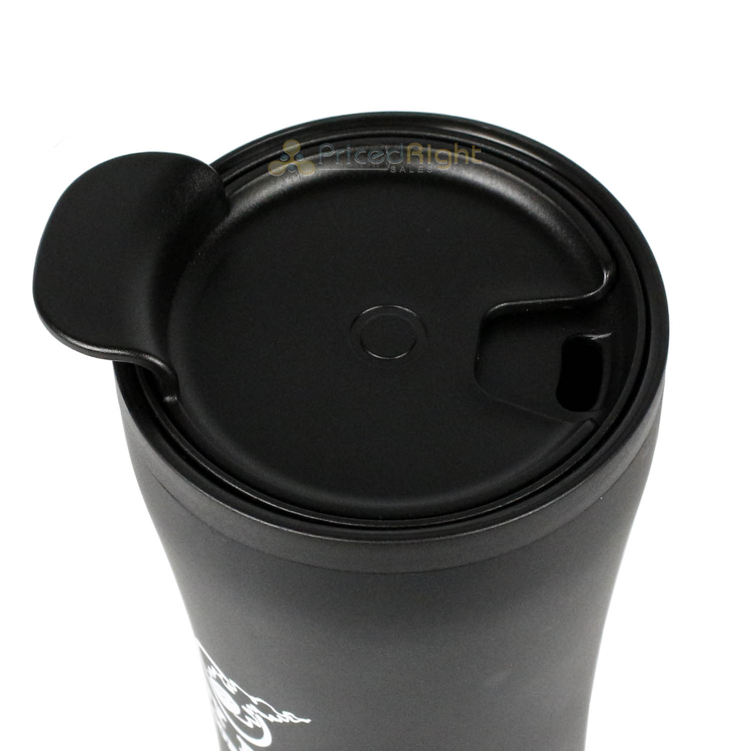 Ruby Brew Valhalla Cork Bottom Travel Tumbler Swivel Splash Proof Lid Black 16oz