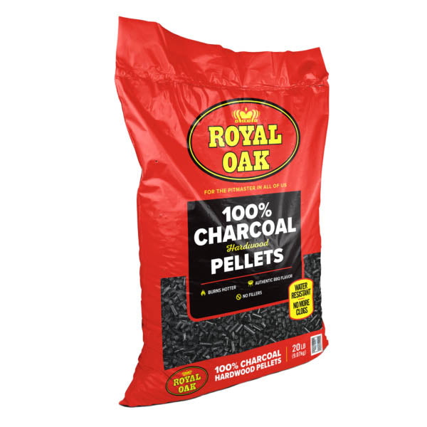 Royal Oak Charcoal Pellets 20 lb Bag Charcoal Hardwood Water Resistant