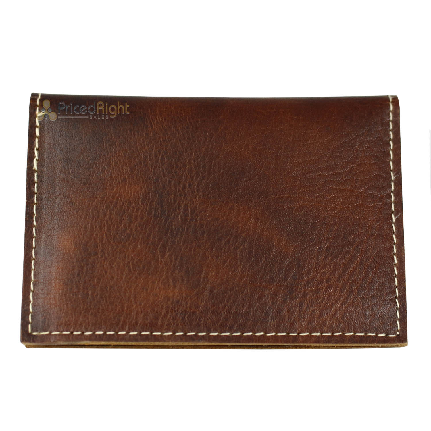 Leather Impressions RFID Hunter Leather Slim Bifold Card Case American Bison