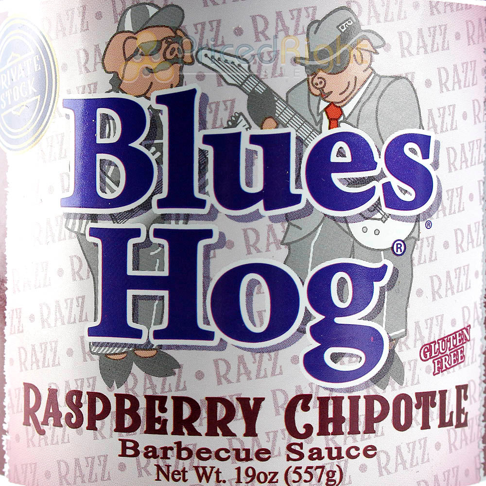 Blues Hog 19 Ounce Raspberry Chipotle Barbecue Sauce Marinade Baste Gluten Free