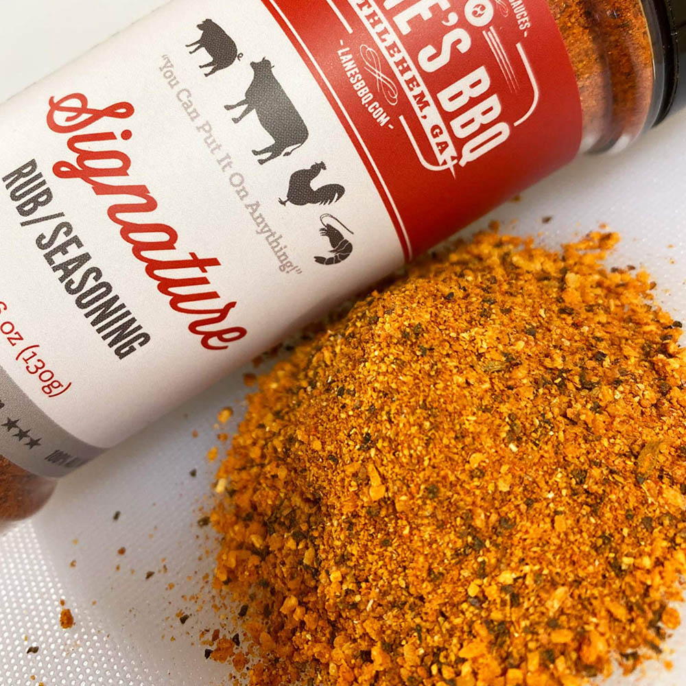 Lanes BBQ Signature Rub Seasoning All Purpose Sugar Free 4.6 Oz Bottle 87702