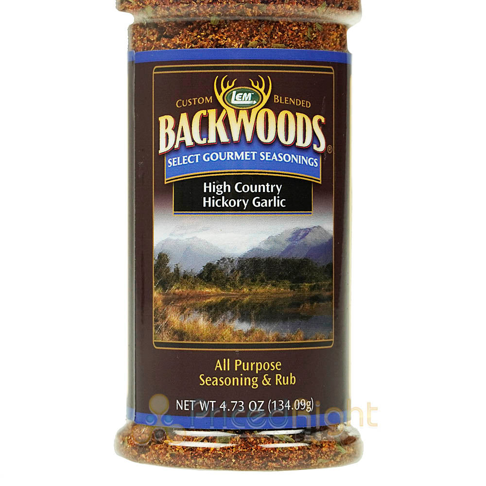 LEM Hickory Garlic All Purpose Seasoning High Country Rub Backwoods 4.73 ounces