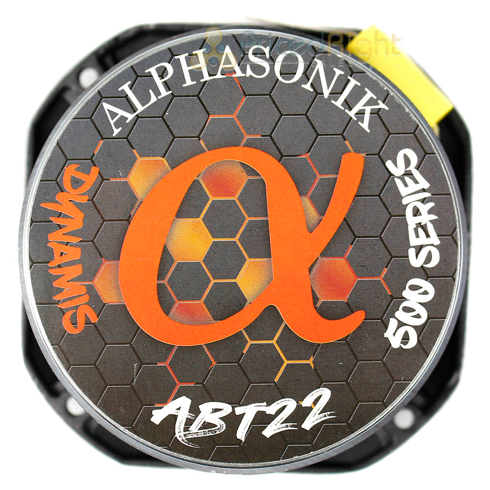 Alphasonik 4.5" Super Bullet Tweeter 400 Watts Max 4 Ohm Dynamis Series ABT22