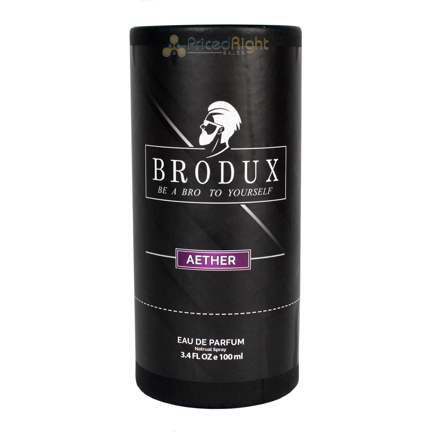 BroDux Aether Handcrafted High Quality Natural Cologne 3.4 Ounce Spray Bottle