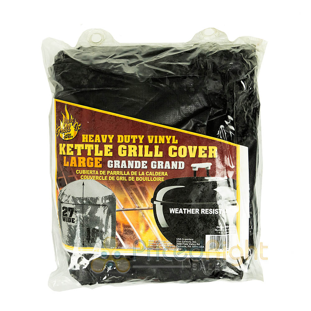 Large Kettle Smoker Grill All Weather Cover Heavy Duty Vinyl 21st Century B44A4