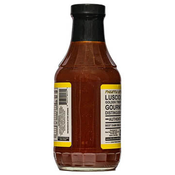 Best Damn BBQ Sauce Pineapple Express All Purpose Sauce 20 Oz Bottle