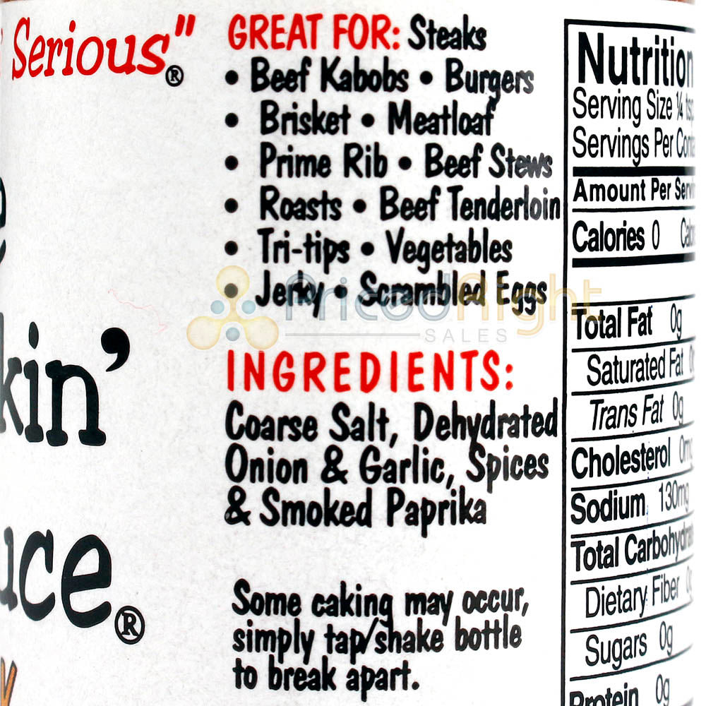 Bone Suckin' Sauce Steak Seasoning Rub 5.8 oz Bottle Non Gmo Gluten Free Blend