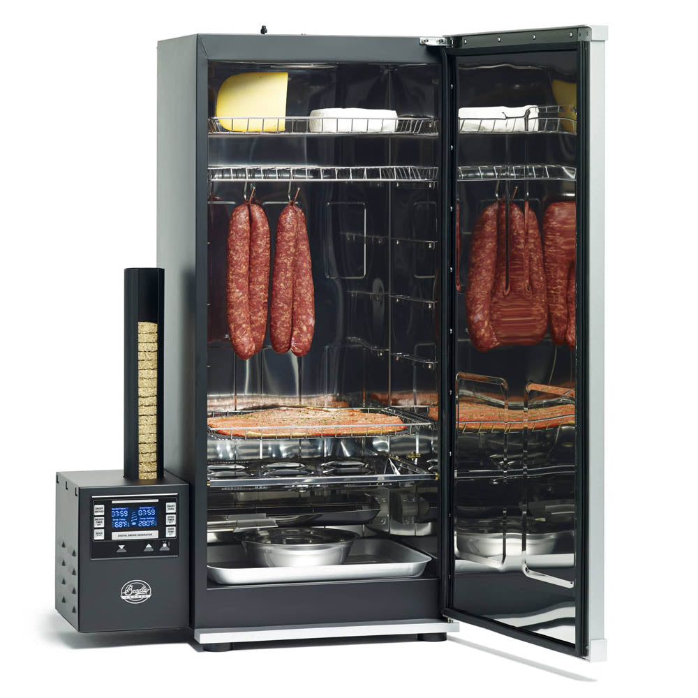 Bradley Smoker Digital 6 Rack Electric Meat Smoker 41″ Silver 108L BTDS108P