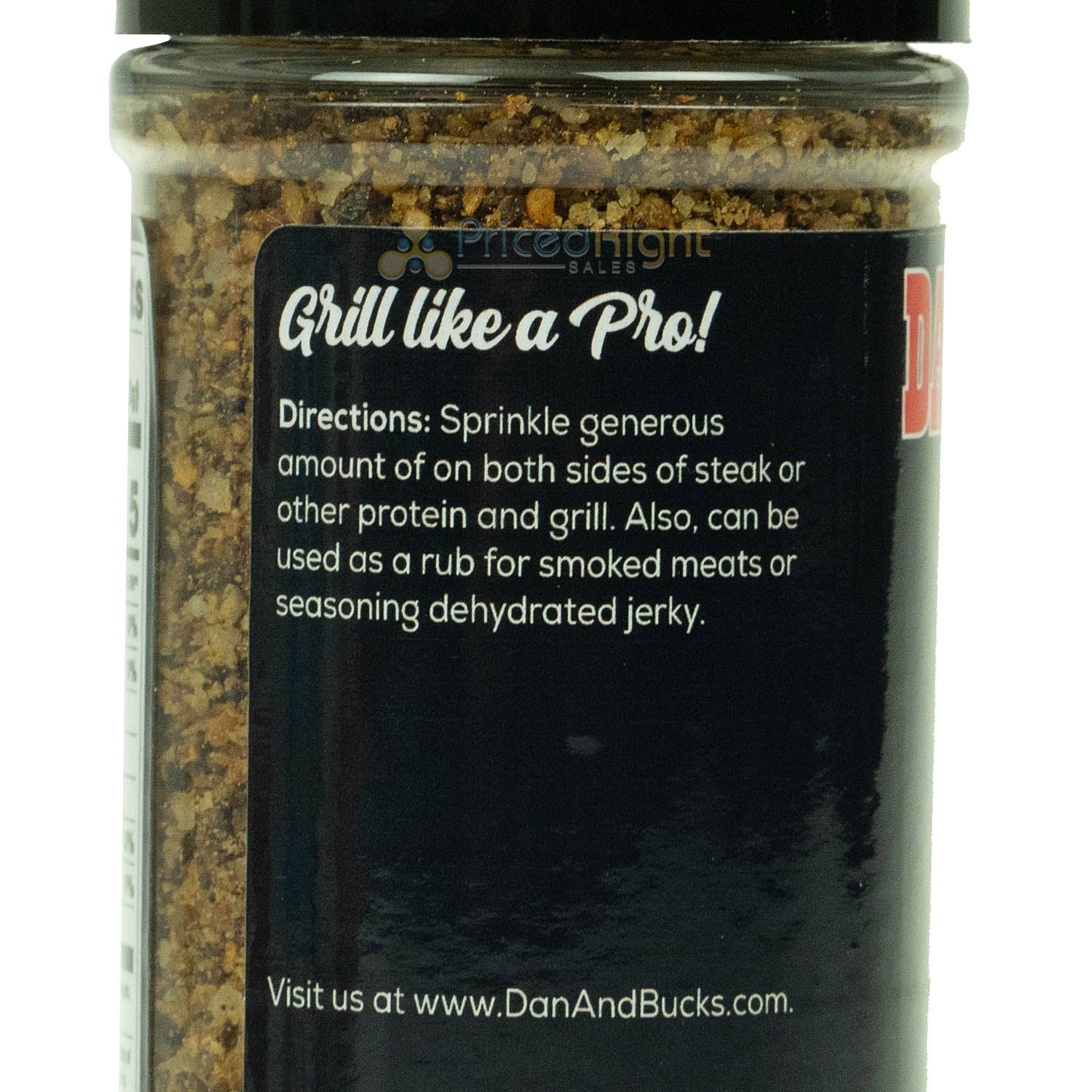 Dan & Buck's Jalapeno Steak Butter Seasoning Dry Rub Spicy Peppery Garlic 5 oz