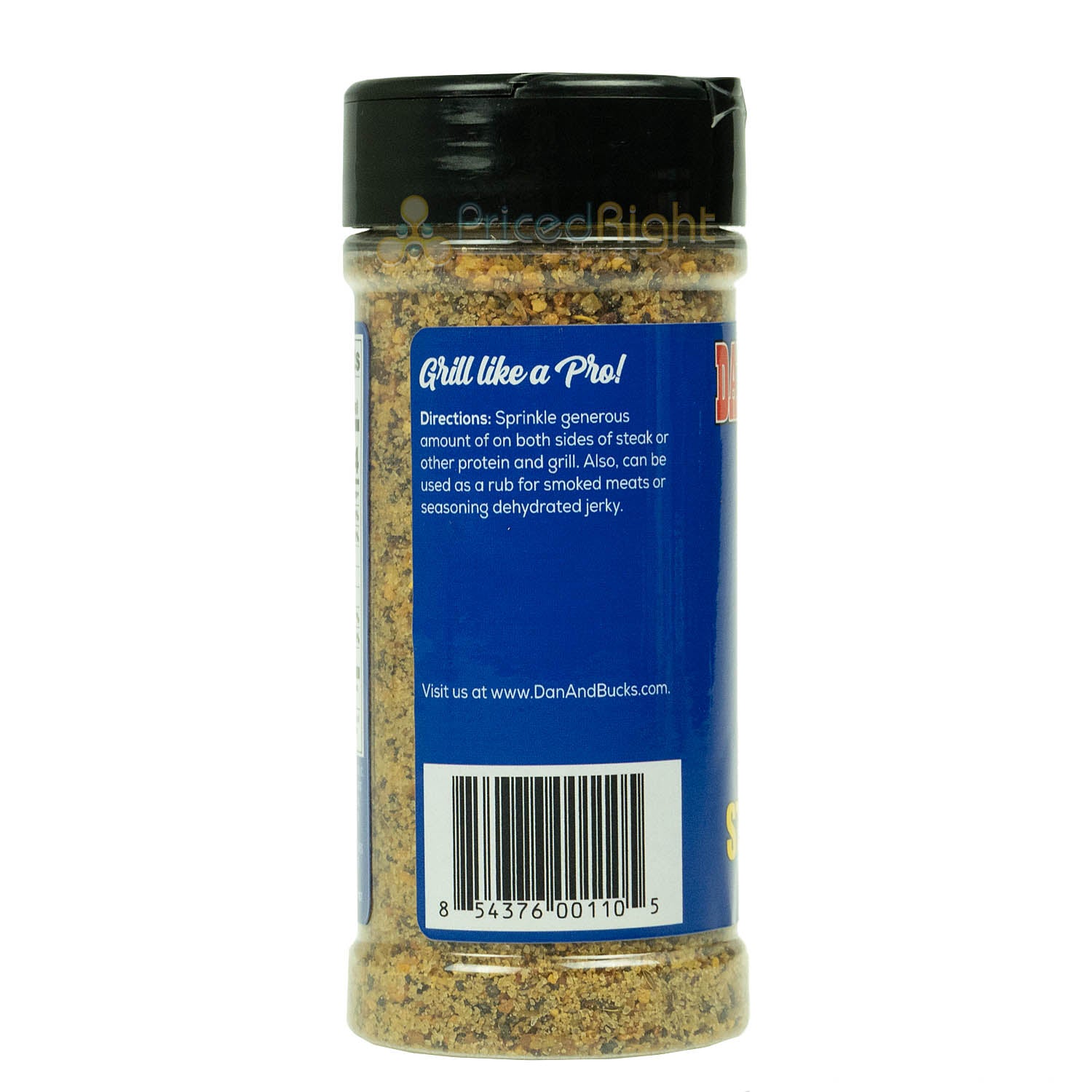 Dan & Buck's Prime Steak Butter Seasoning Dry Rub Beef W/ Garlic & Herbs 6 oz