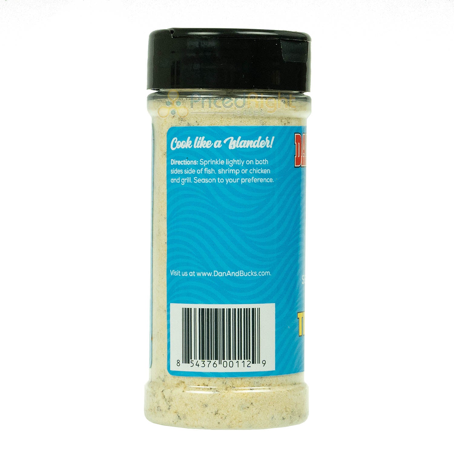 Dan & Buck's Tequila Lime Seasoning Seafood & Chicken Rub Garlic Onion Salt 6 oz