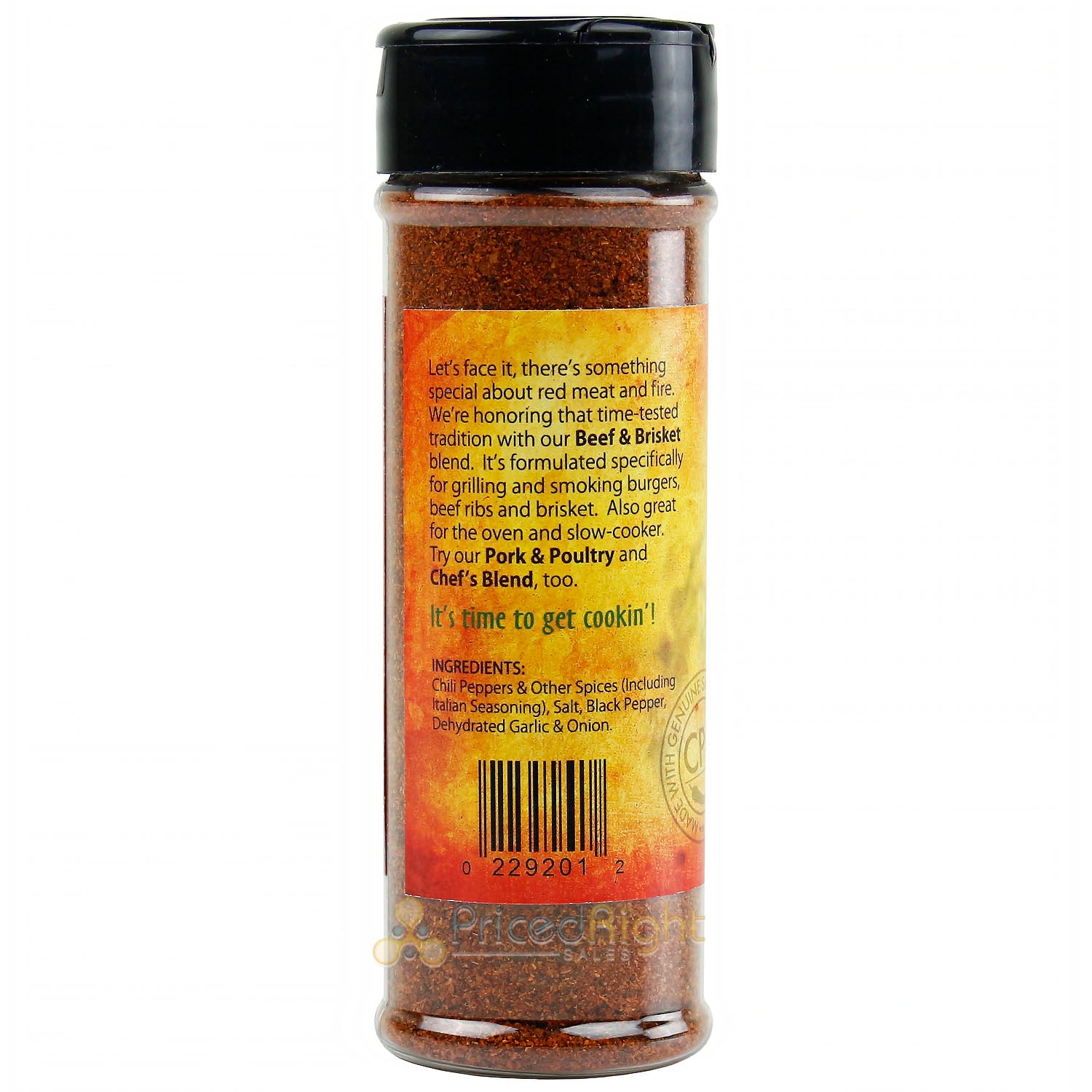 3.75 oz Cowhorn Pepper Company Beef & Brisket Seasoning No MSG Gluten Sugar Free