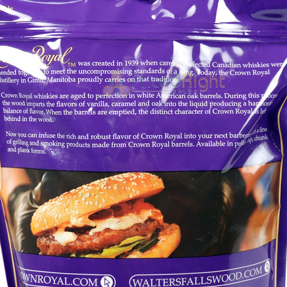 Crown Royal Premium Whisky Barrel Cooking Chips Rich & Robust Flavor CR-CHIPS