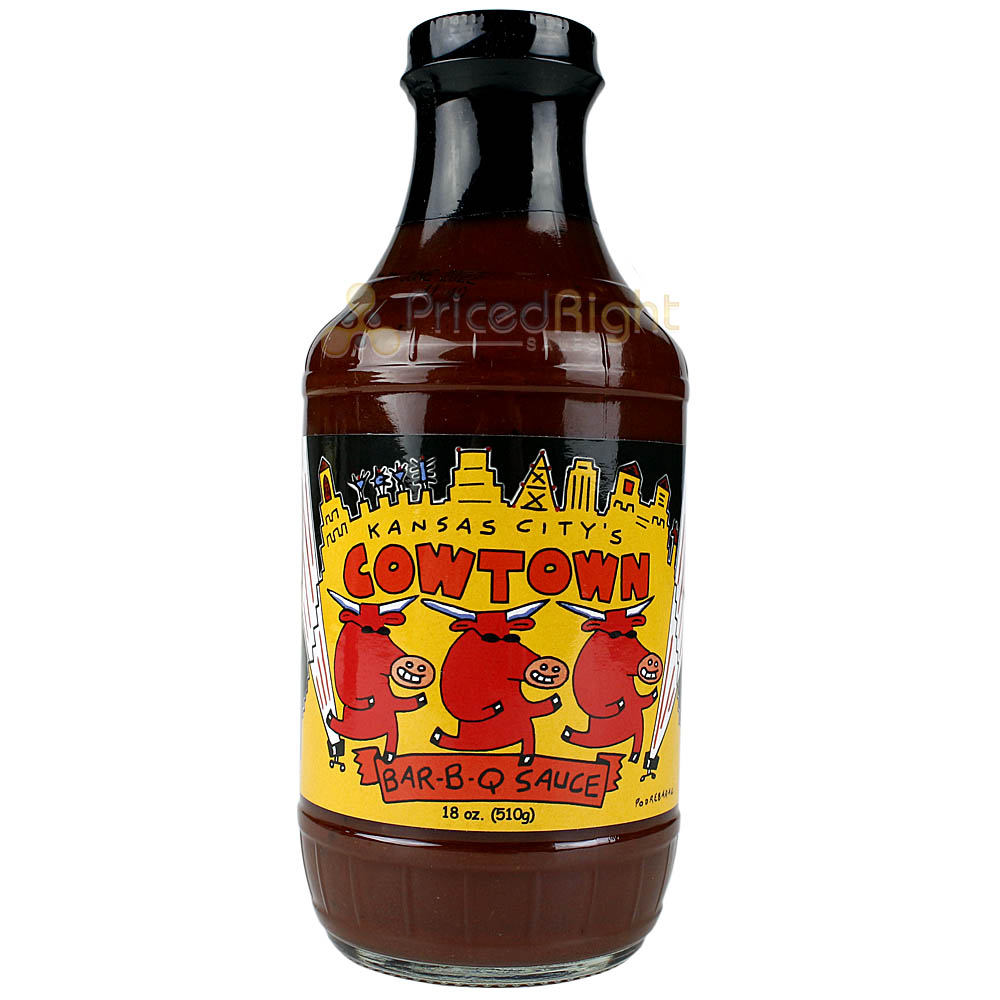 Cowtown 2 Pack BBQ Sauces Original 18 Oz & Night of the Living Bar-B-Q Hot 18 Oz