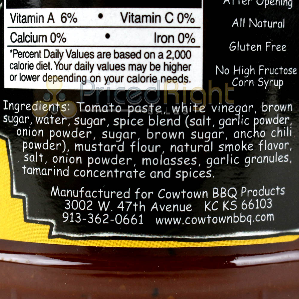 Cowtown 2 Pack BBQ Sauces Original 18 Oz & Night of the Living Bar-B-Q Hot 18 Oz