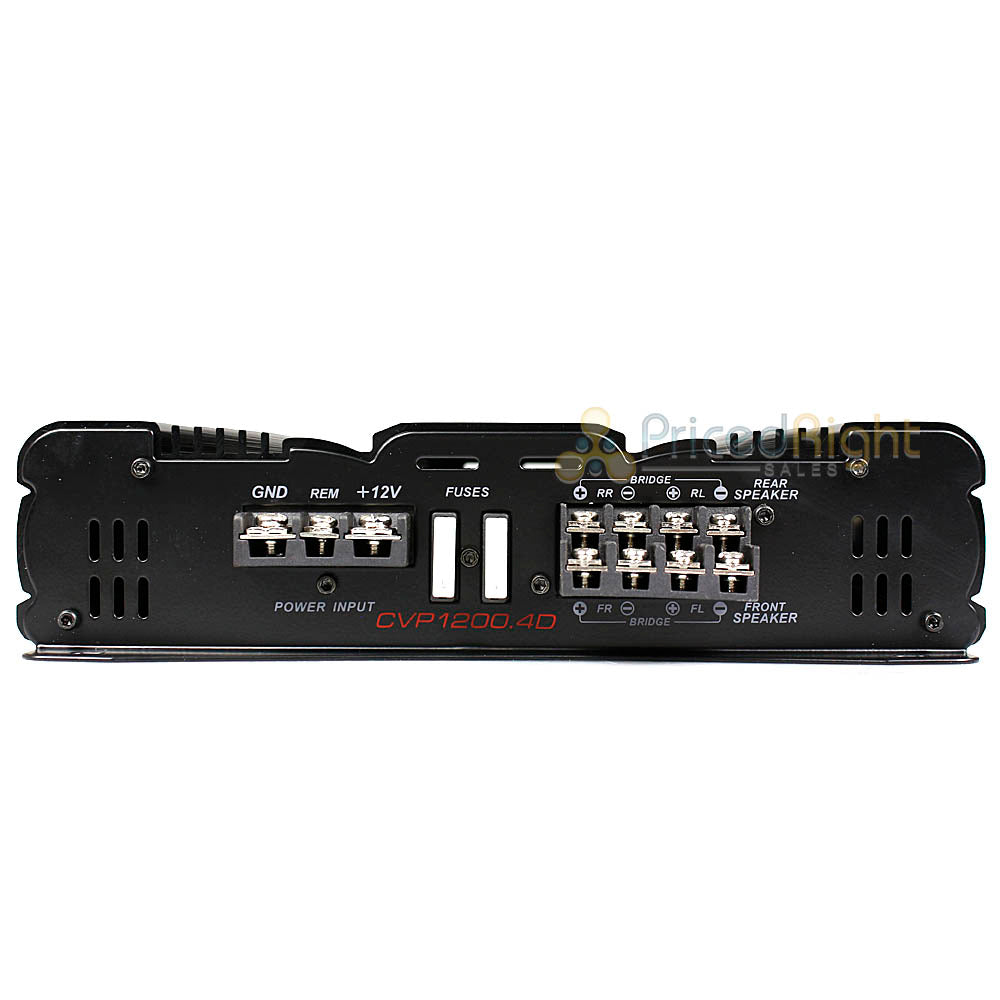 Cerwin Vega 4 Channel 1200W Bridgeable Amplifier Class D CVP Series CVP1200.4D