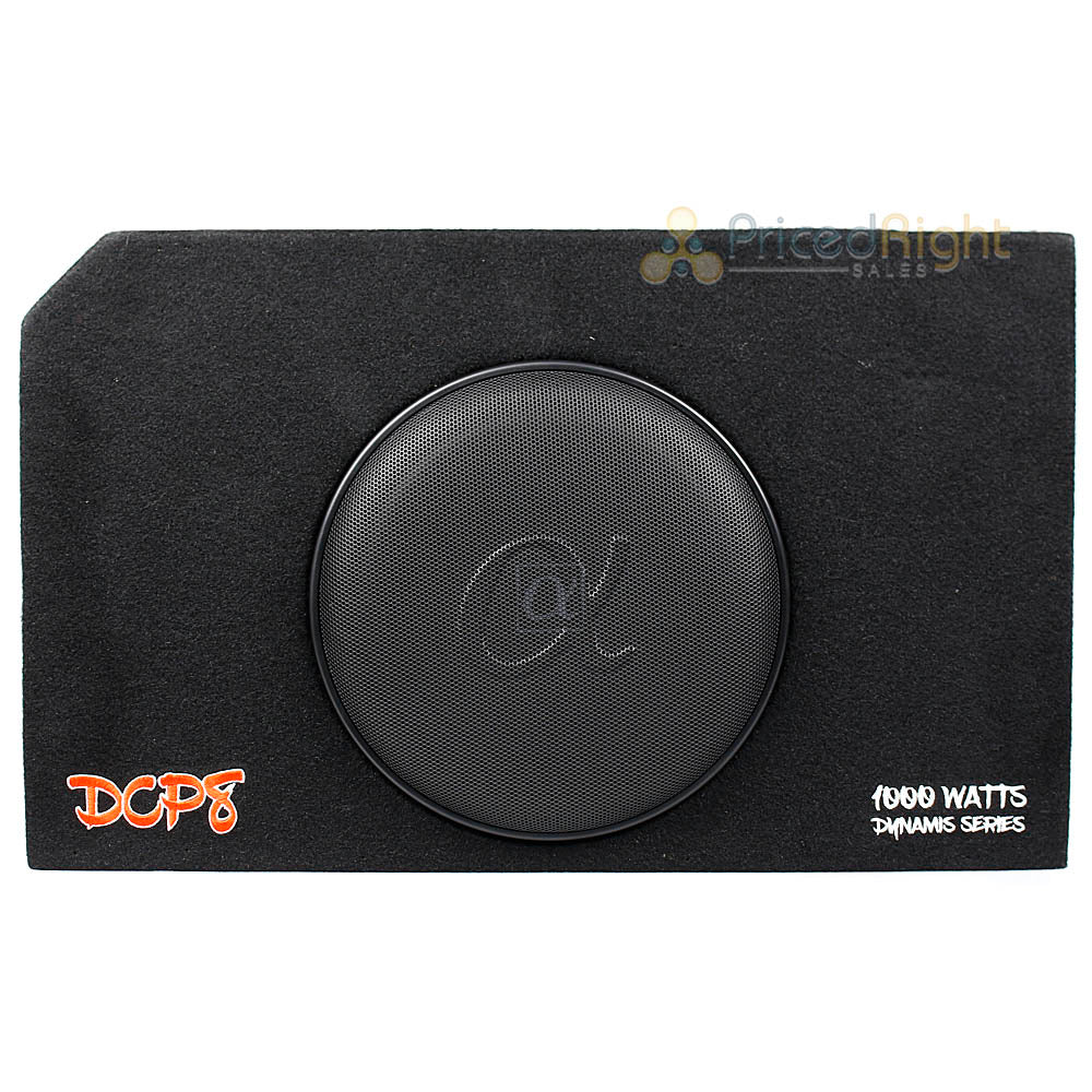 Alphasonik 8" Ported Subwoofer Enclosure 1000 Watts Max Dynamis Series DCP8