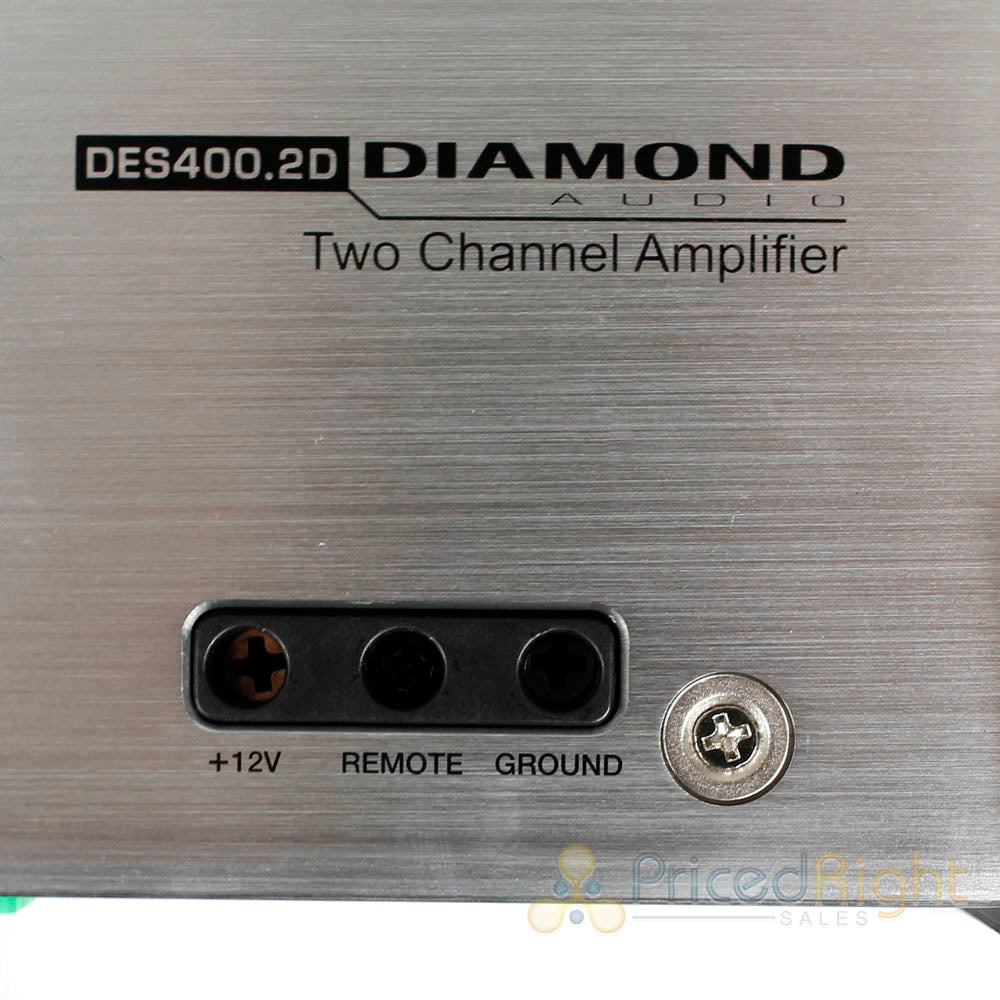 Diamond Audio 2 Channel Full Range Digital Amplifier 400W RMS Class DES400.2D