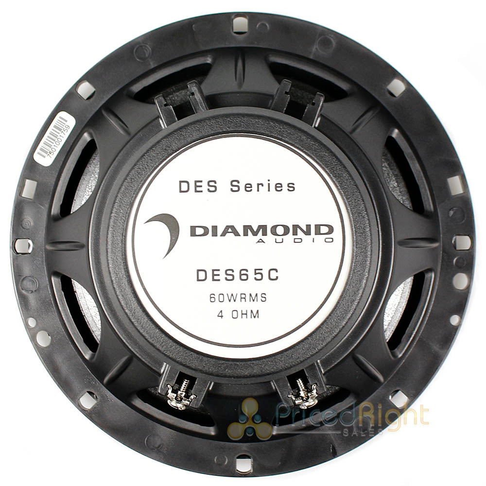 Diamond Audio 6.5" 2 Way Component Speaker System 120W Max DES Series DES65C