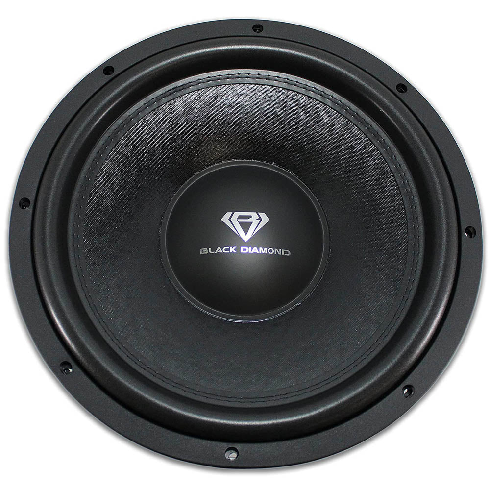 Black Diamond 15" Subwoofer Dual 4 Ohm 600 Watts Max Car Audio Dia-15D4 Single