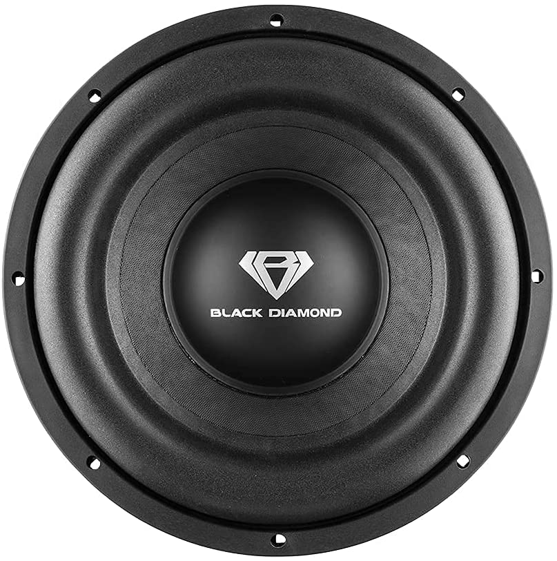 Black Diamond 12" Subwoofer 1200 Watts Dual 2 Ohm Car Audio DIA-R12D2 Single