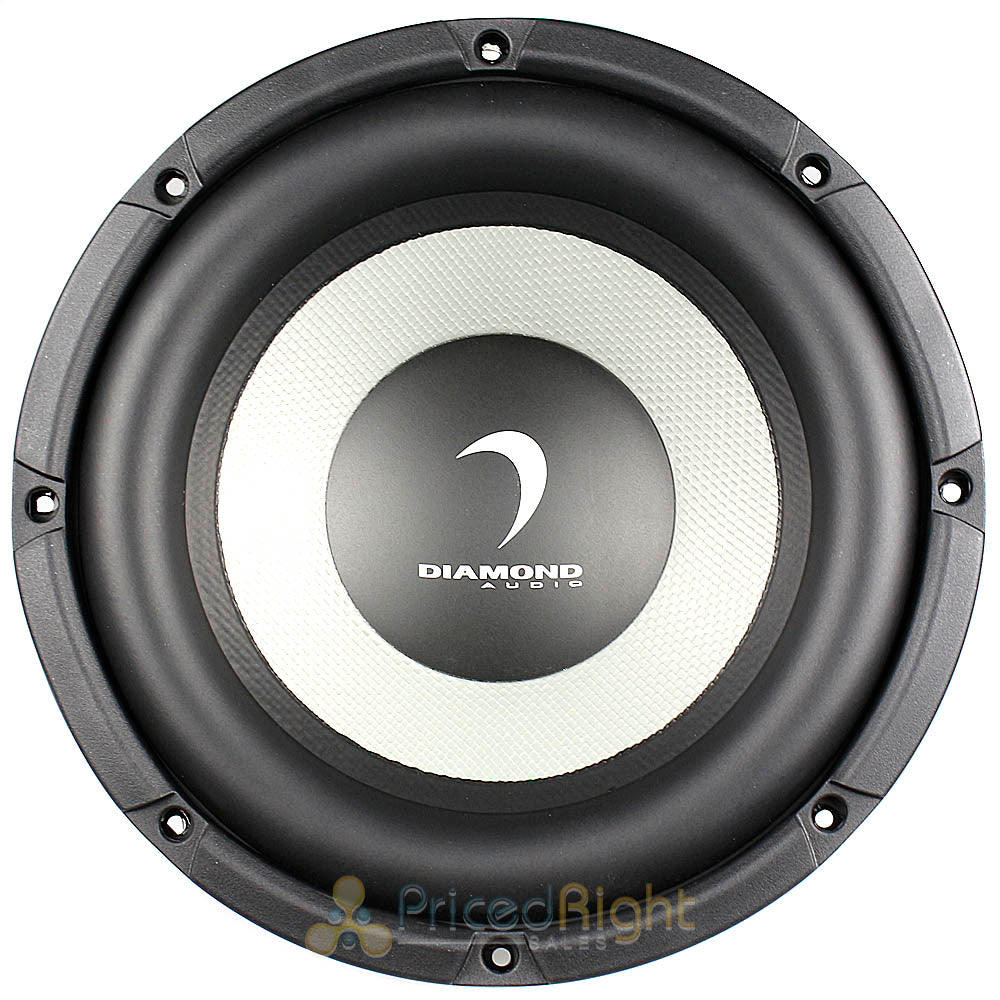 Diamond Audio 10" Subwoofer 400 Watts Max Power Dual 2 Ohm DVC DMD Series DMD102