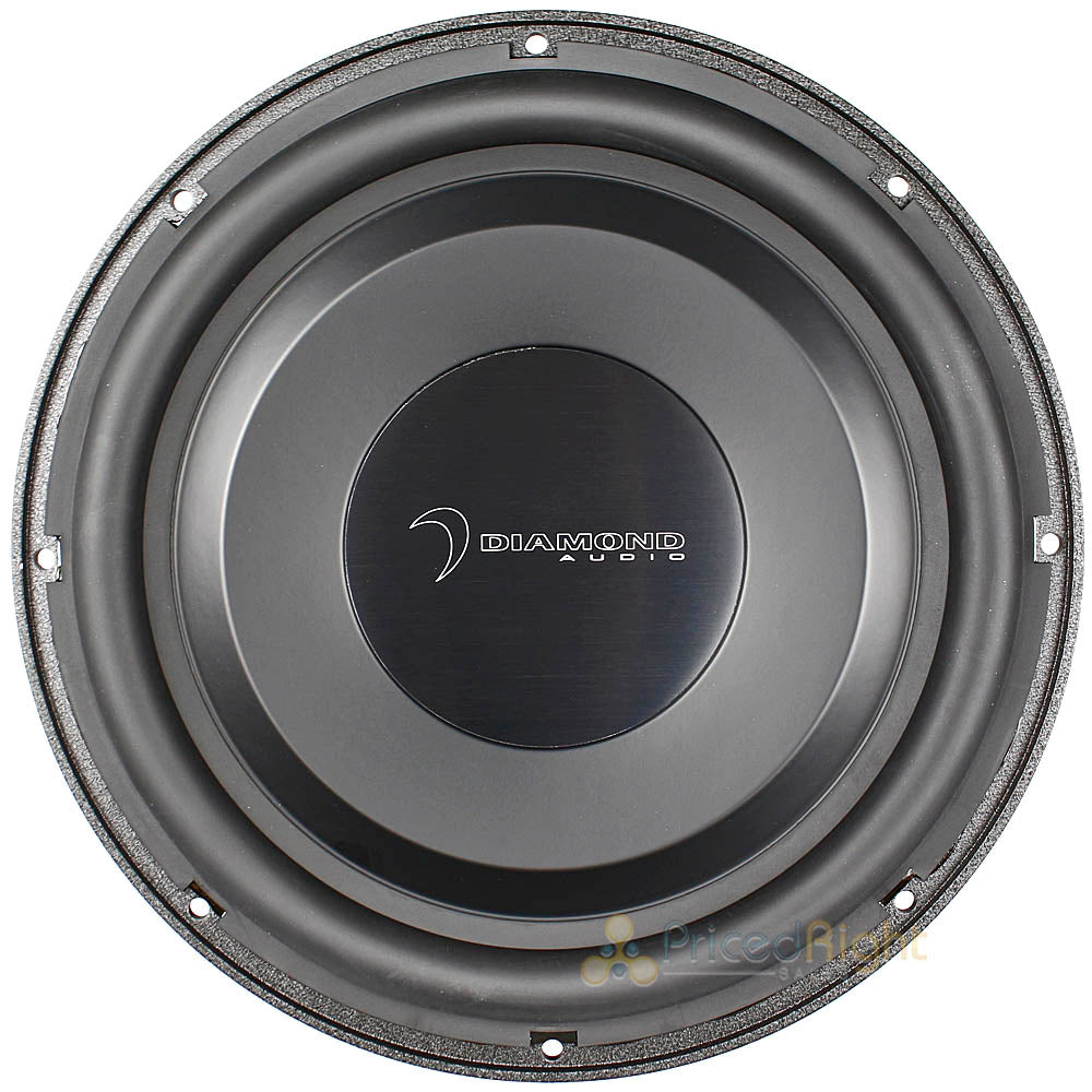 Diamond Audio 12" Shallow Mount Subwoofer 600 Watts Max 4 Ohm DMD124SH Single