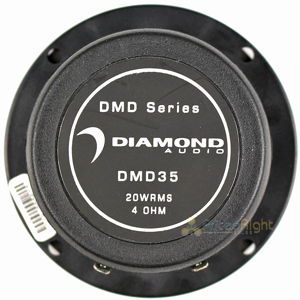 Diamond Audio 3.5" Full Range Speakers 40 Watts Max 4 Ohm DMD Series DMD35 Pair