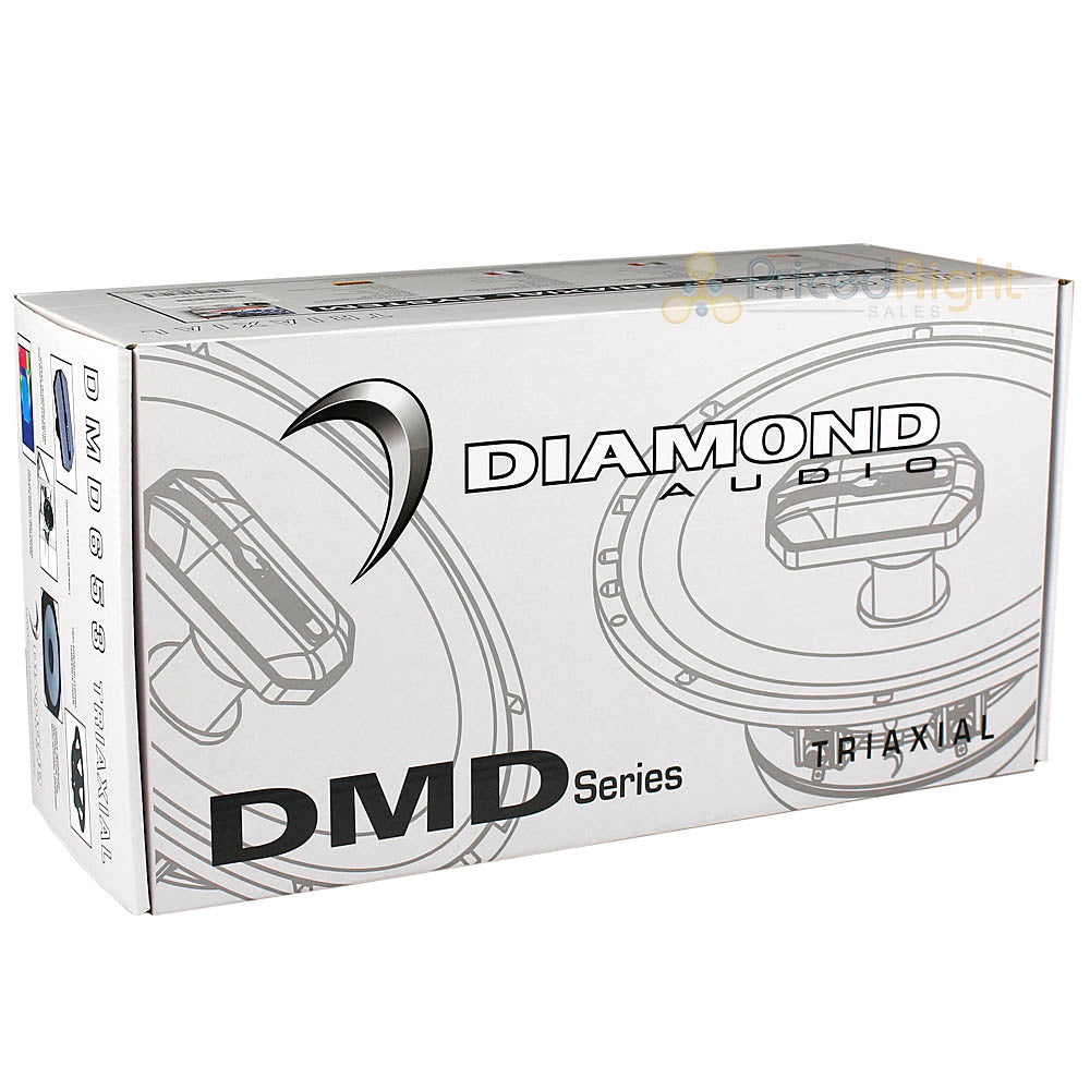 Diamond DMD Series 6.5" 3-way Coaxial Speakers 100W Max Power 4 Ohm Pair DMD653