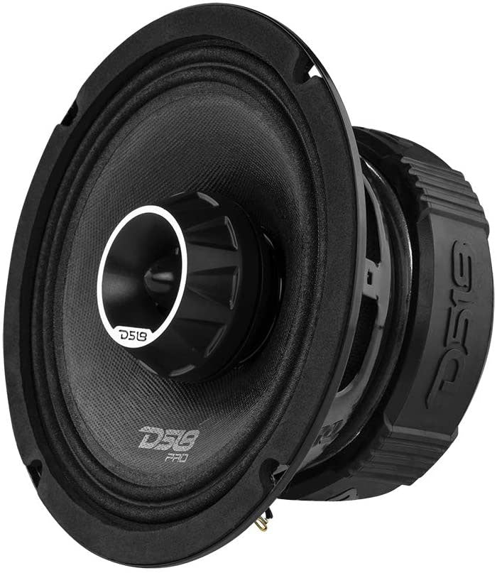 DS18 6.5" Midrange Speaker Built In Tweeter 450 Watts Max 4 ohm Pro-ZT6-2 Pack