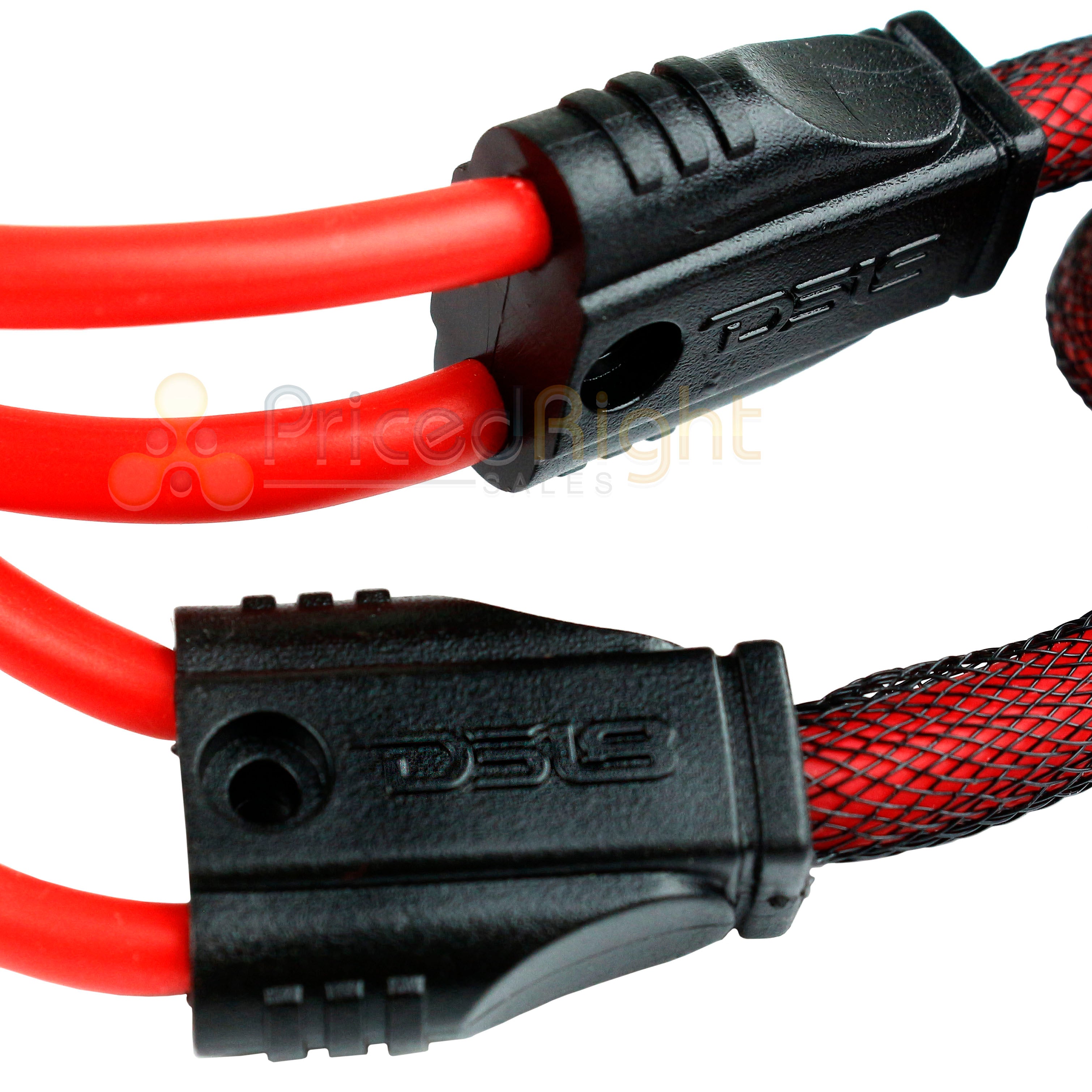 6 Foot RCA Cable OFC Interconnect DS18 R6 Competition Rated Performance Red