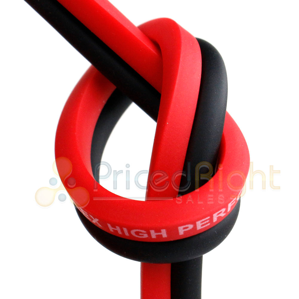 50 Ft 12 Gauge AWG Speaker Cable Car Home Audio 50' Black and Red Zip Wire DS18