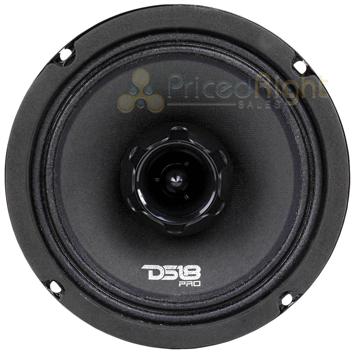 6.5" 2 Way Midrange Speaker Built In Tweeter 450 Watts Max 4 ohm DS18 PRO-ZT6