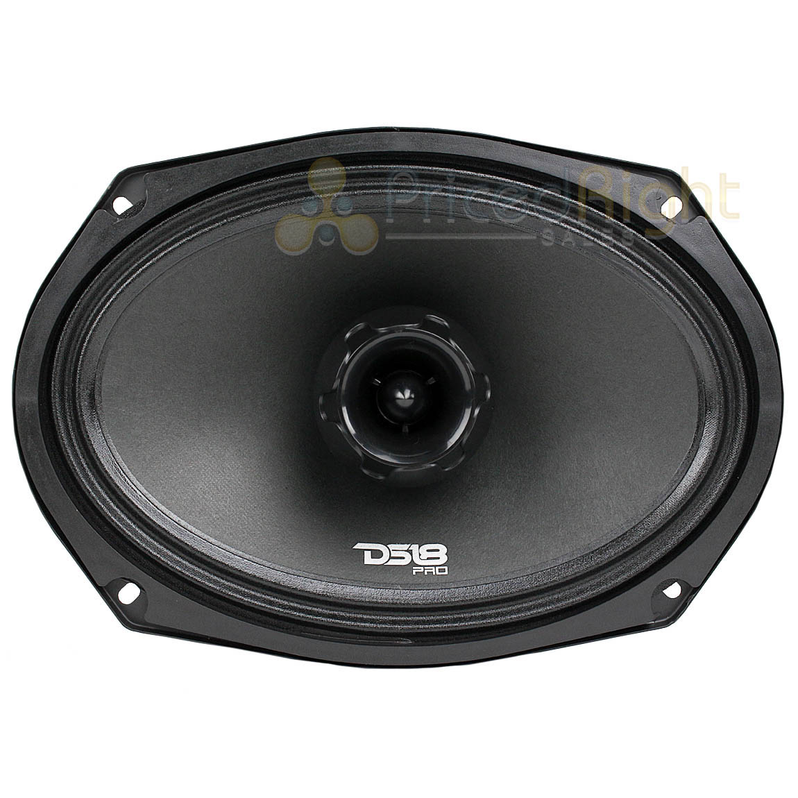 4 Pack 6x9" Midrange Speakers Built In Tweeter 550 Watts Max 4 ohm DS18 PRO-ZT69