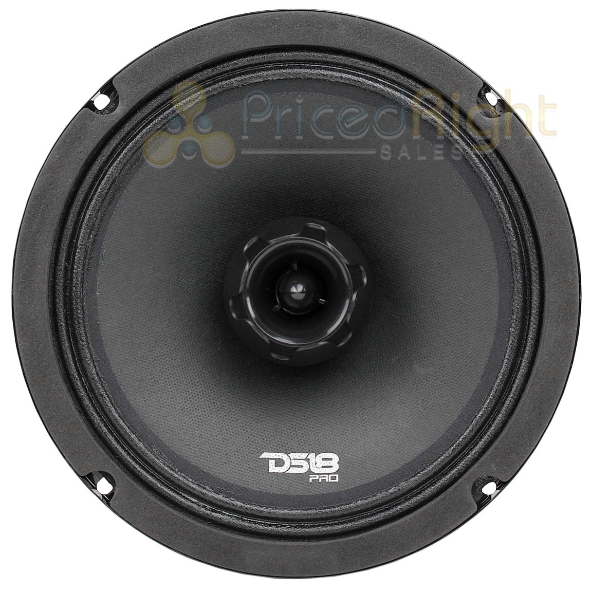 8" Inch 2 Way Midrange Speaker Built In Tweeter 550 Watts Max 4 ohm DS18 PRO-ZT8