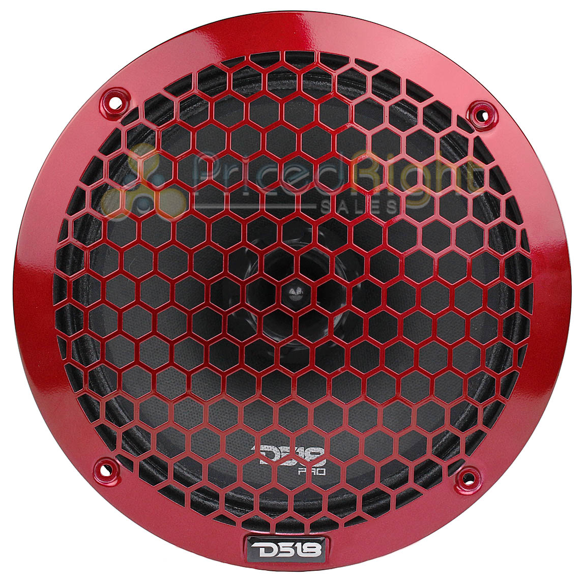 8" Inch 2 Way Midrange Speaker Built In Tweeter 550 Watts Max 4 ohm DS18 PRO-ZT8