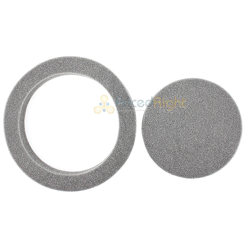 6.5" Car Door Speaker Foam Rings Blocker Soundproof Pair Car Audio DS18 DSFR6