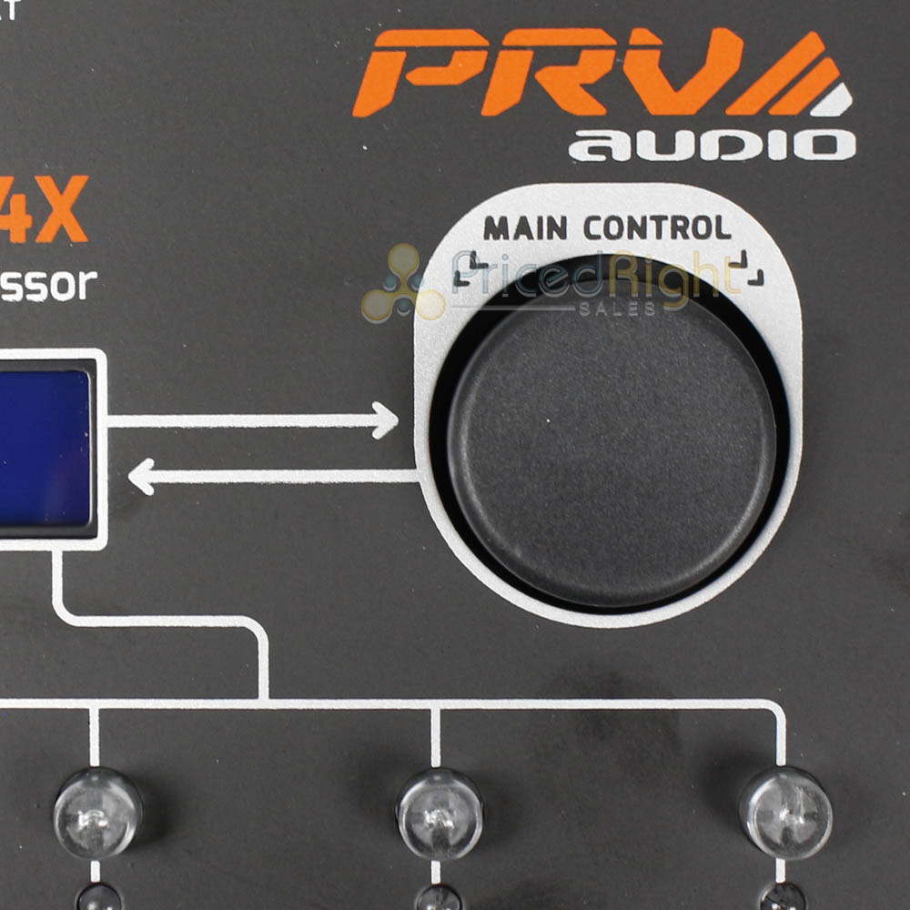 PRV Audio Digital Audio Processor/Crossover and Equalizer Four Channels DSP2.4X